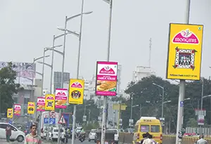 Pole Kiosks Advertising in Rajkot
